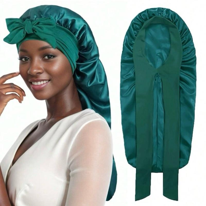 Women's Long Satin Silk Bonnet