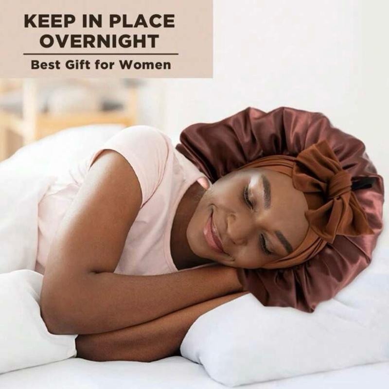 Women's Long Satin Silk Bonnet
