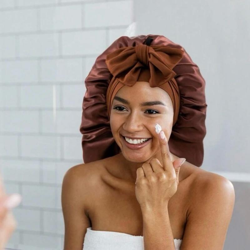 Women's Long Satin Silk Bonnet