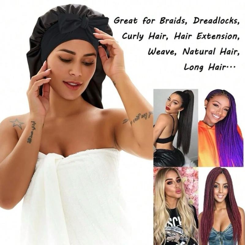 Women's Long Satin Silk Bonnet