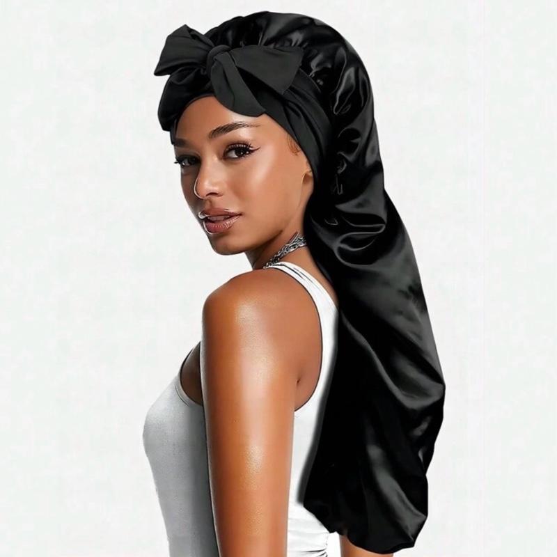 Women's Long Satin Silk Bonnet