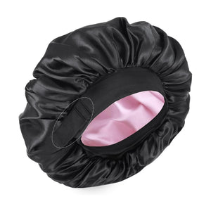 ROHAJSHOP Silk Hair Bonnet with Wide Elastic Band