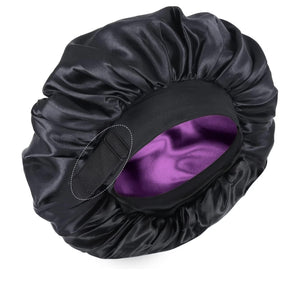 ROHAJSHOP Silk Hair Bonnet with Wide Elastic Band