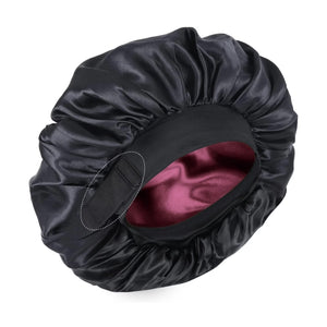ROHAJSHOP Silk Hair Bonnet with Wide Elastic Band