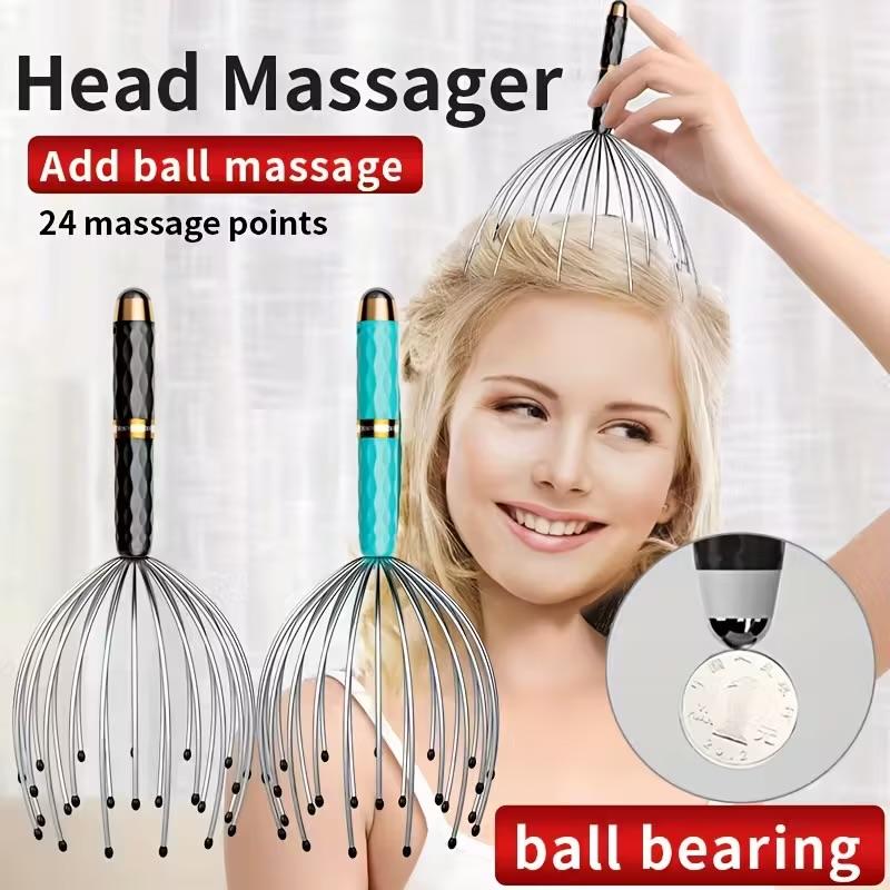 ROHAJSHOP 20 Claw Head Massager for Stress &amp; Anxiety Relief