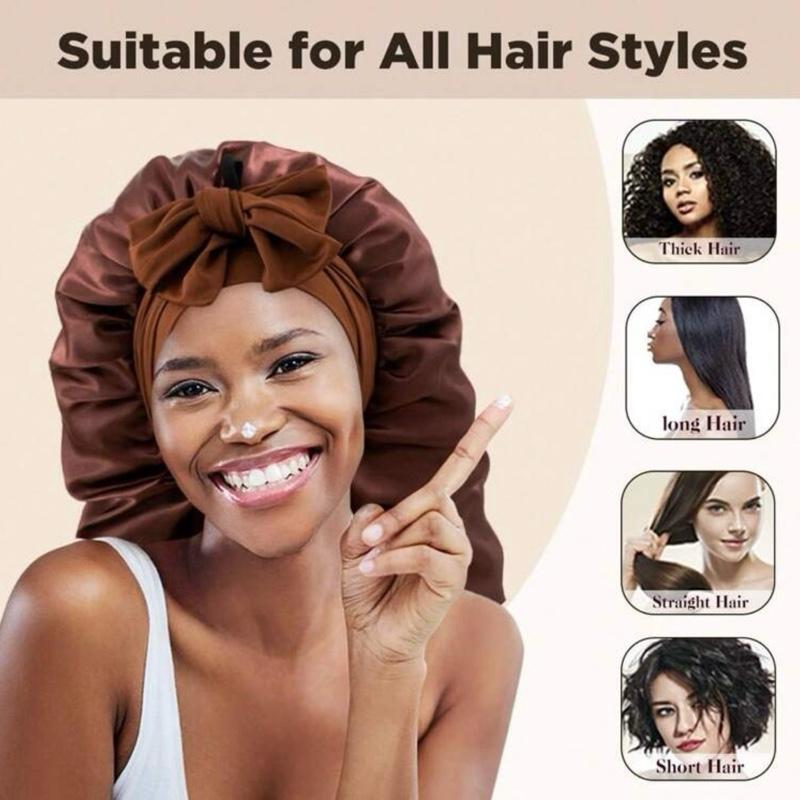 Women's Long Satin Silk Bonnet