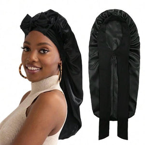 Women's Long Satin Silk Bonnet