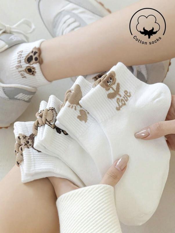 5 Pairs Women's Short Invisible Cotton Liner Socks