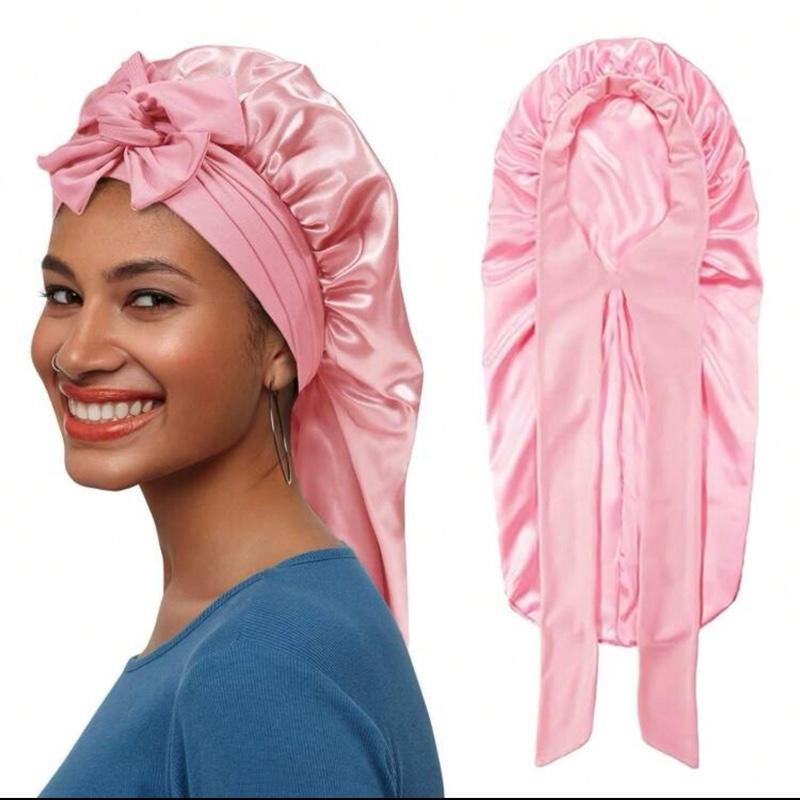 Women's Long Satin Silk Bonnet
